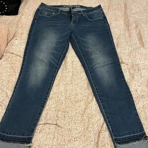 Rampage Women's Blue Straight Leg Jeans